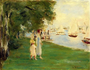 Max Liebermann Painting - the yacht race 1924 Max Liebermann German Impressionism